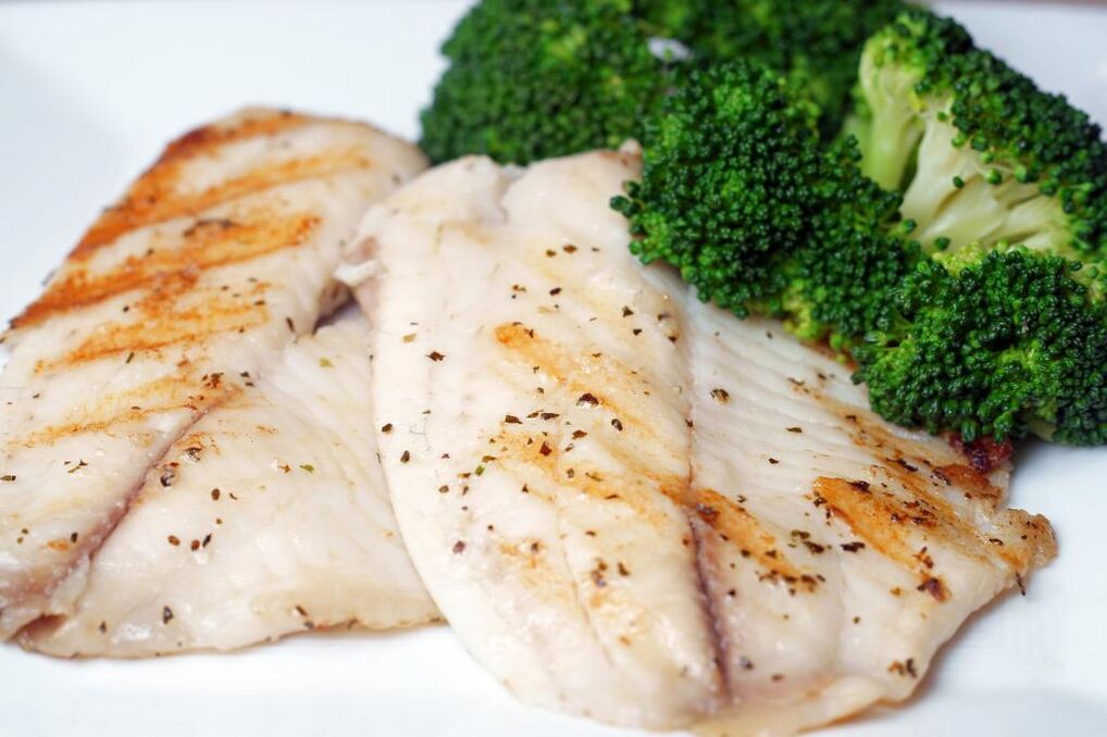 Baked or boiled fish is an abundant dish in Osama Hamdiy's diet menu