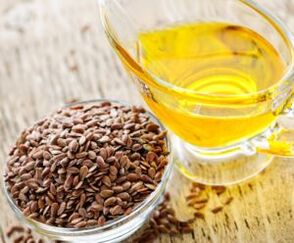 Flaxseed and flaxseed oil, containing many vitamins
