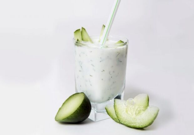 Cucumber and kefir diet