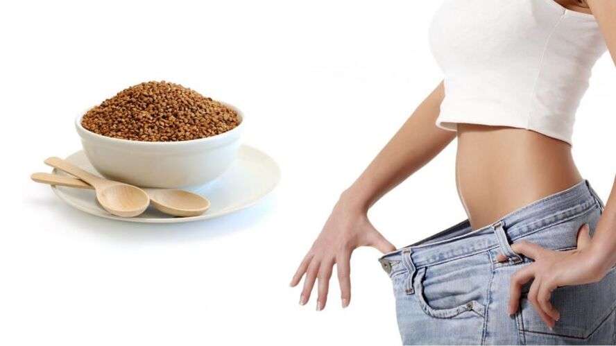 Eating buckwheat can actually lose weight