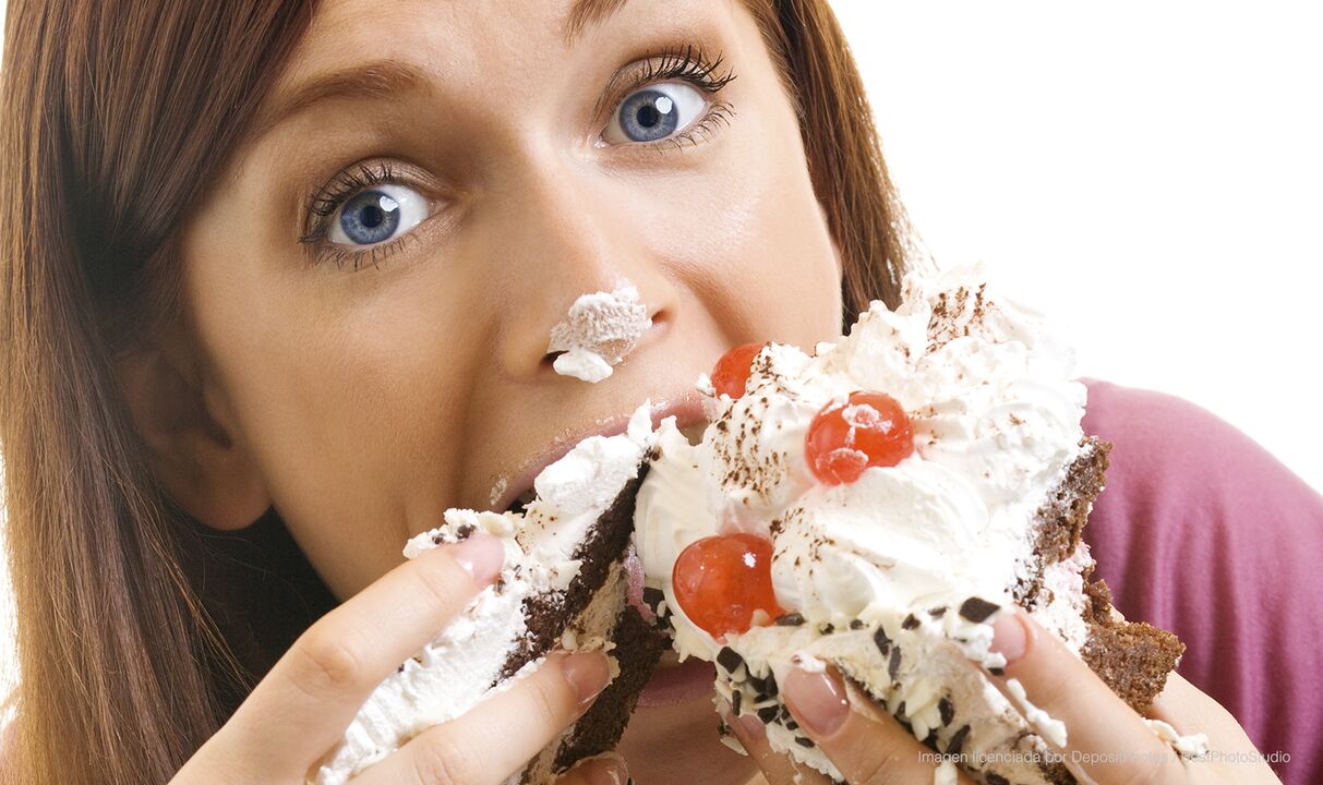 girl eating cake and getting better how to lose weight