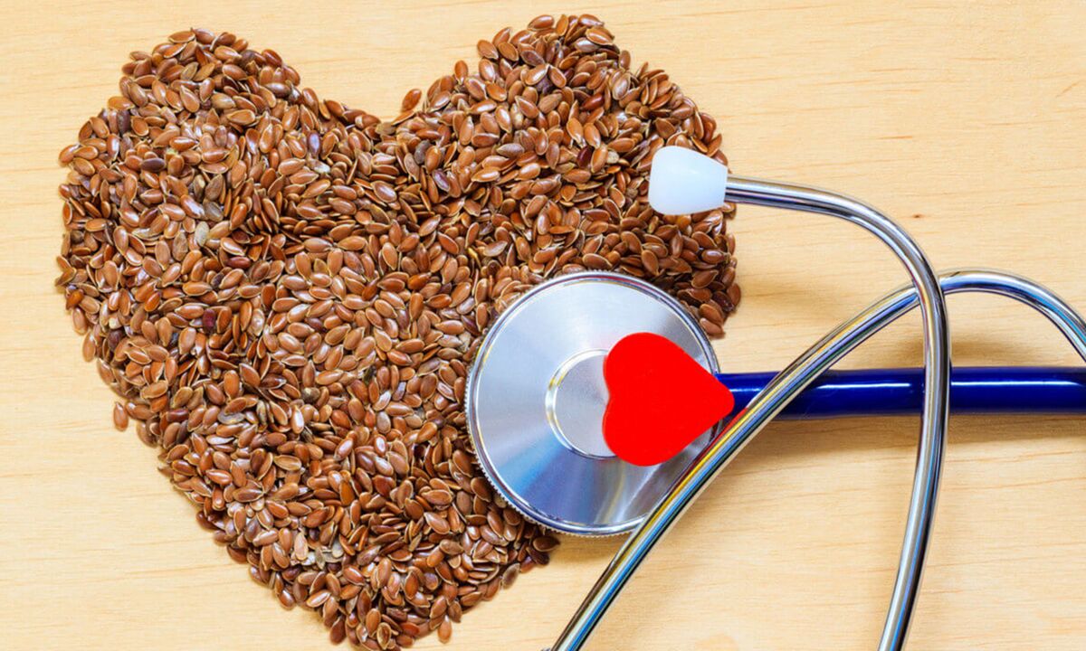 Flax seeds stimulate the heart
