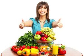 fruit and vegetables for proper nutrition and weight loss